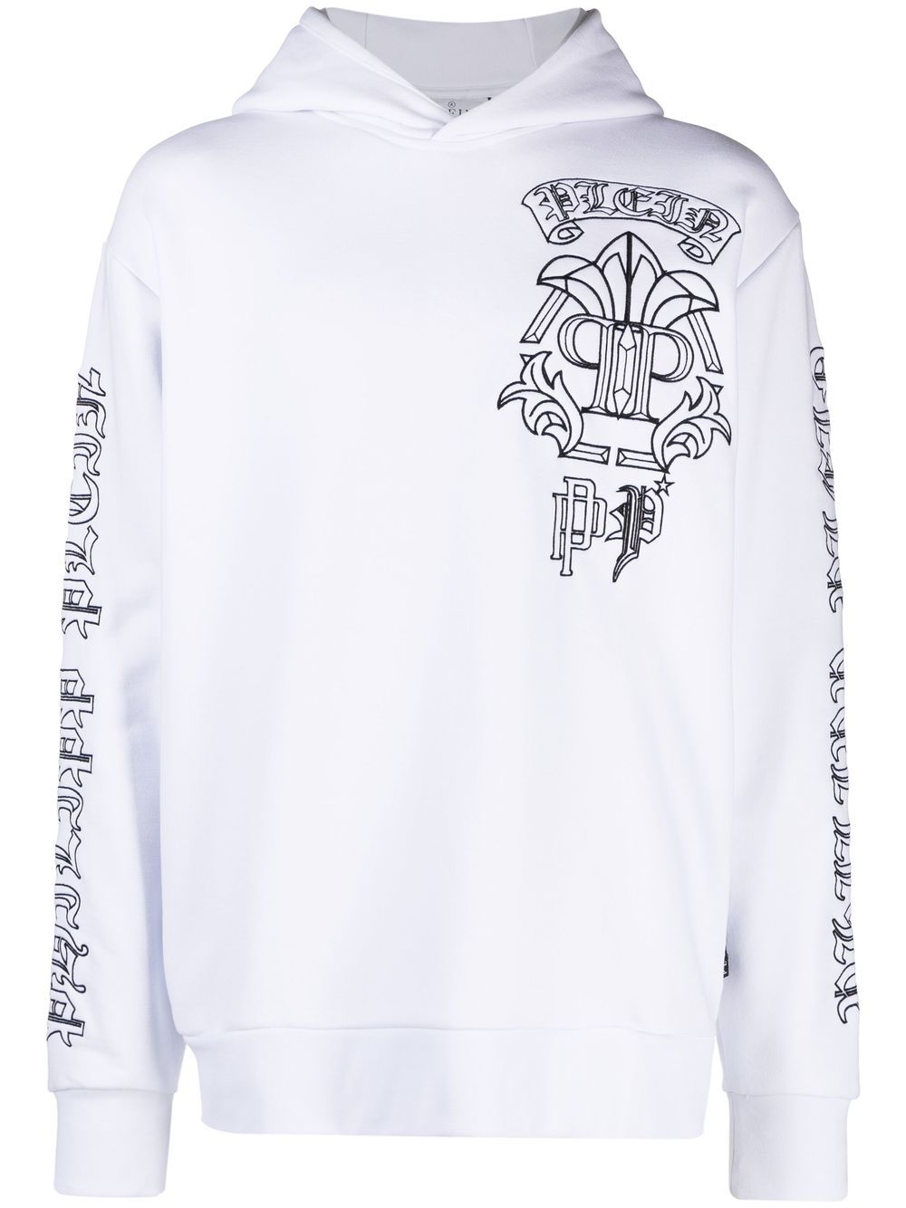 Philipp Plein Hoodie mit Totenkopf-Print - Weiß von Philipp Plein