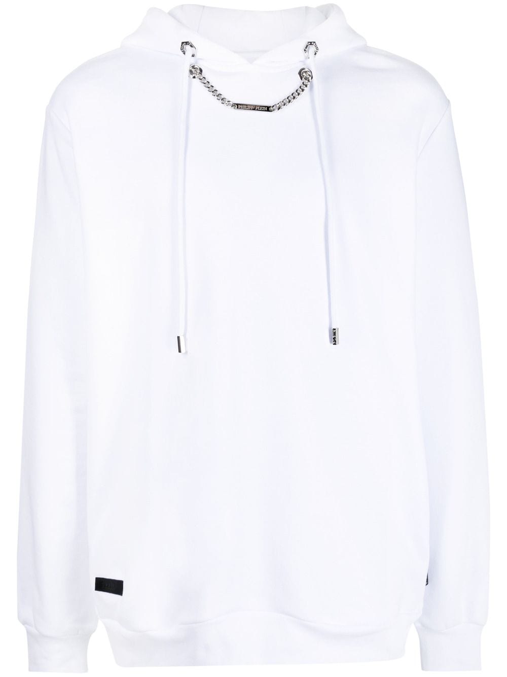 Philipp Plein Hoodie mit Zierkette - Weiß von Philipp Plein