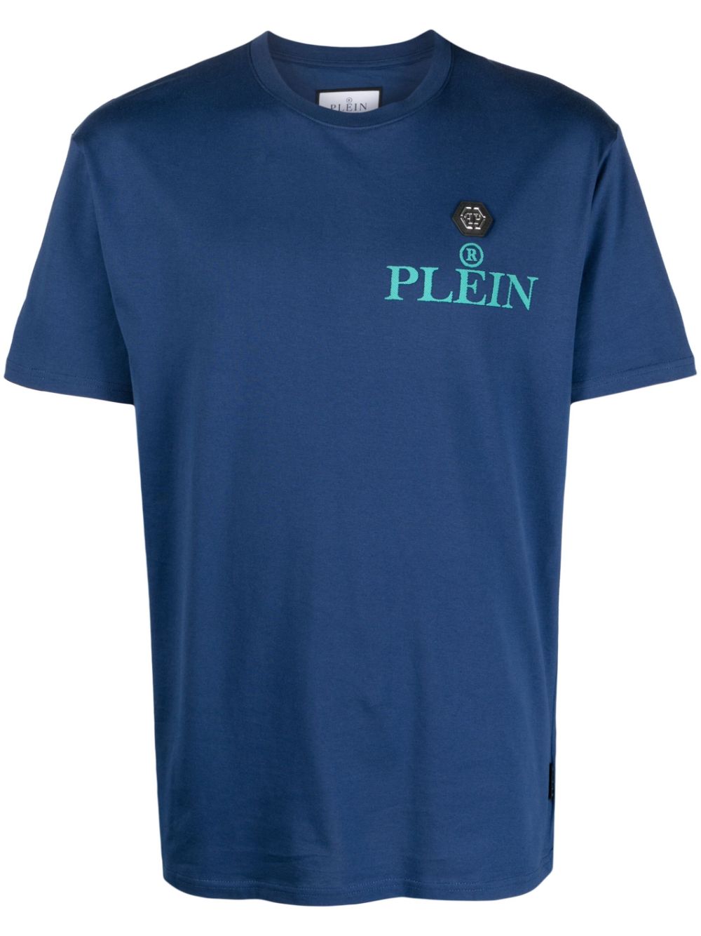 Philipp Plein Iconic Plein T-Shirt mit Logo-Print - Blau von Philipp Plein