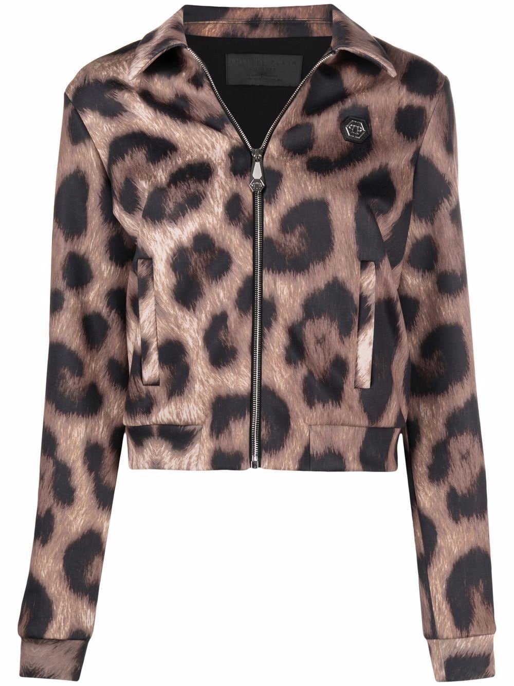 Philipp Plein Jacke mit Leoparden-Print - Nude von Philipp Plein