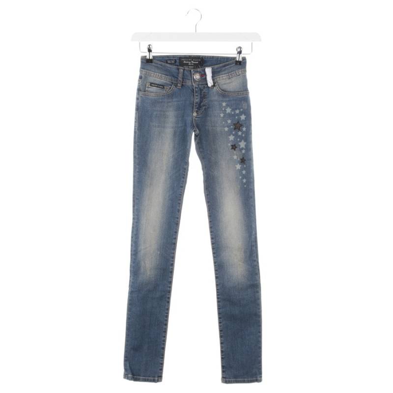 Philipp Plein Jeans Skinny W25 Stahlblau von Philipp Plein