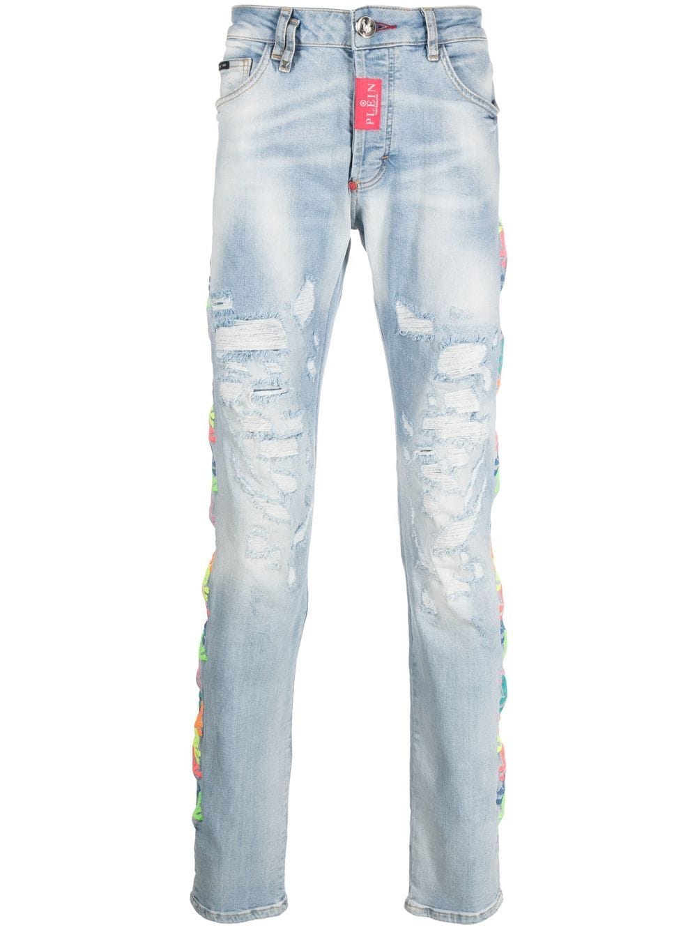 Philipp Plein Jeans im Distressed-Look - Blau von Philipp Plein