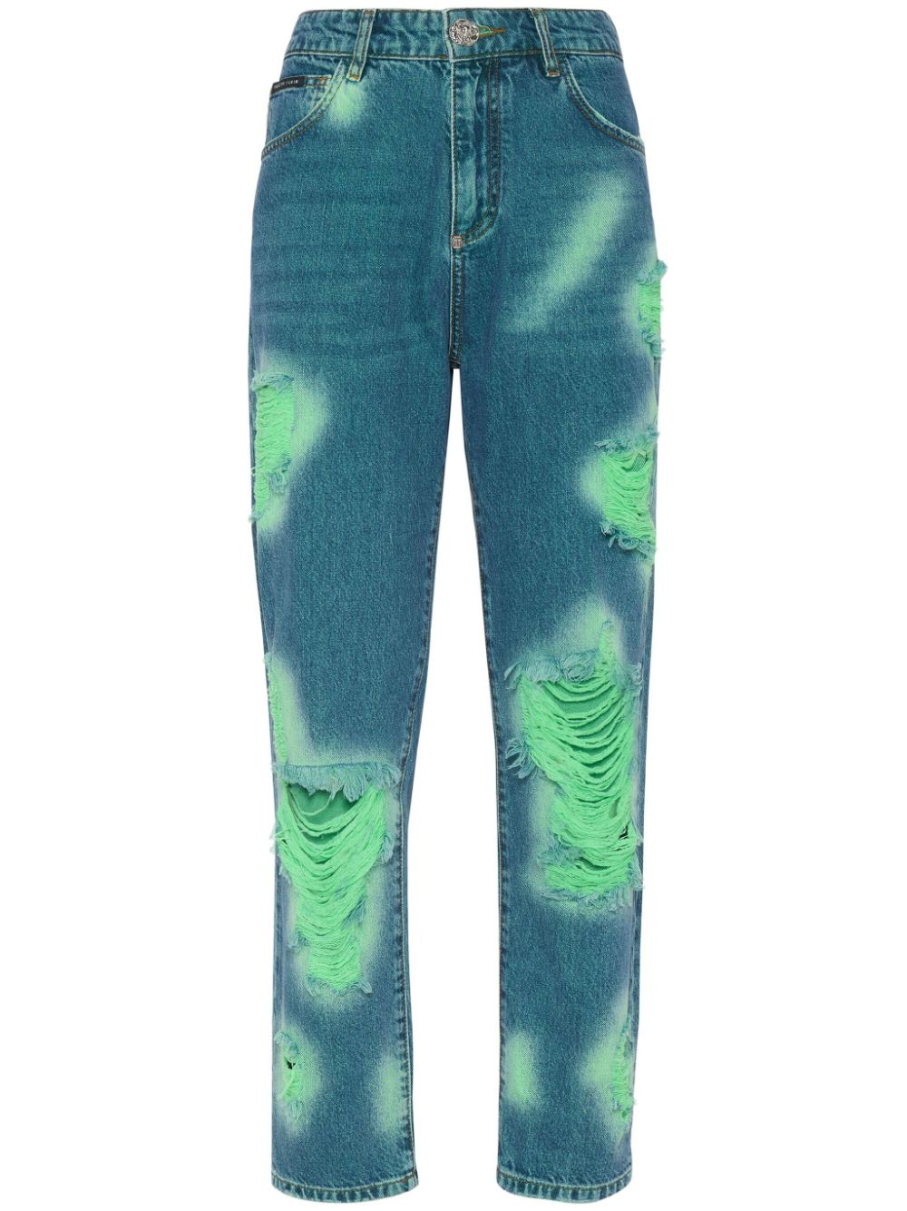 Philipp Plein Jeans mit Batikmuster - Blau von Philipp Plein