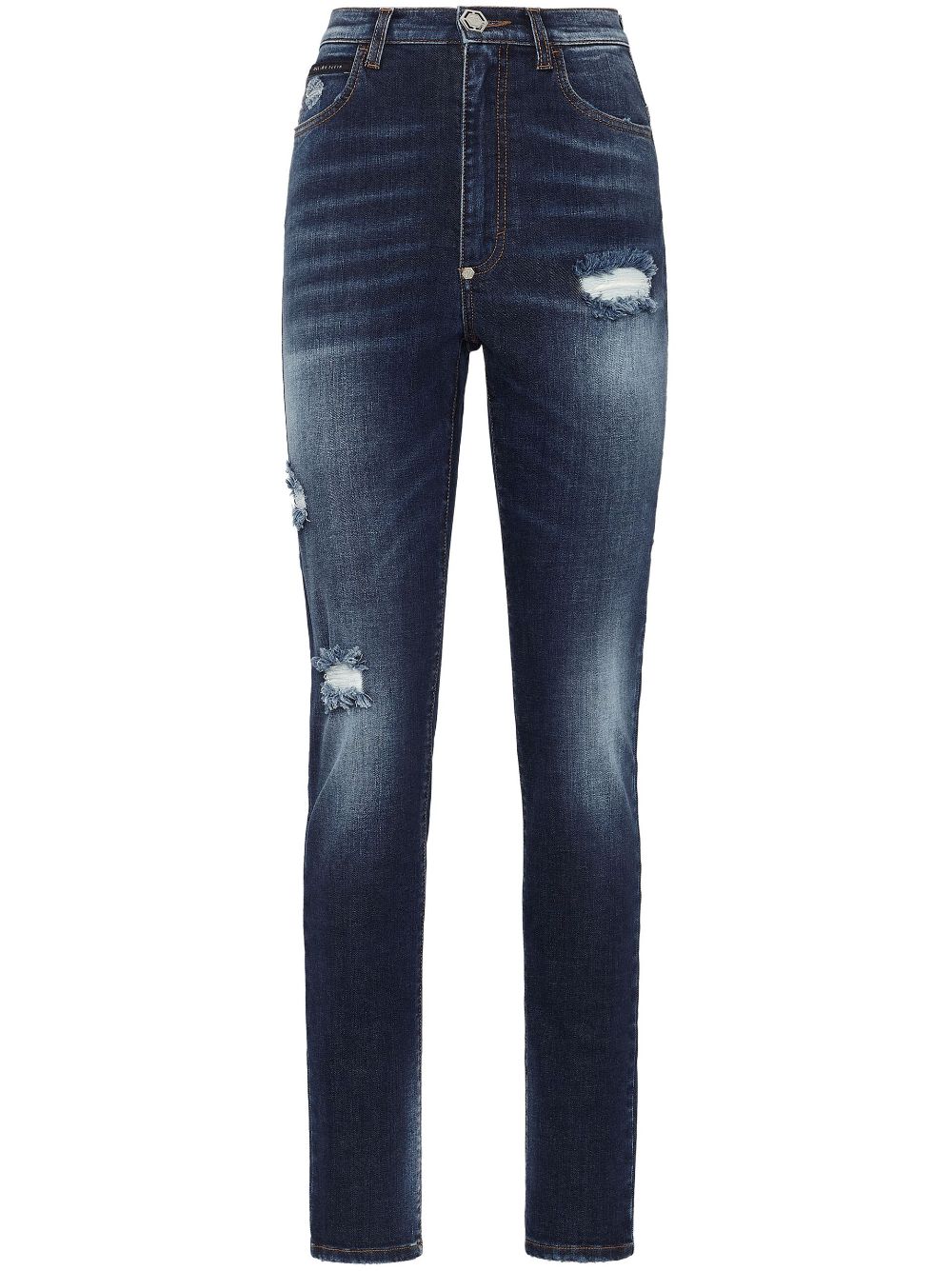 Philipp Plein Jeans mit Distressed-Optik - Blau von Philipp Plein