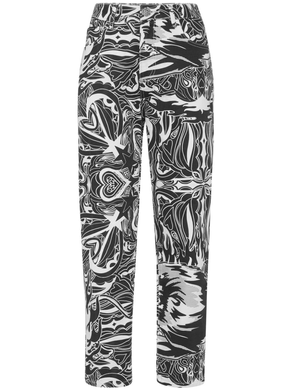 Philipp Plein Jeans mit grafischem Print - Weiß von Philipp Plein