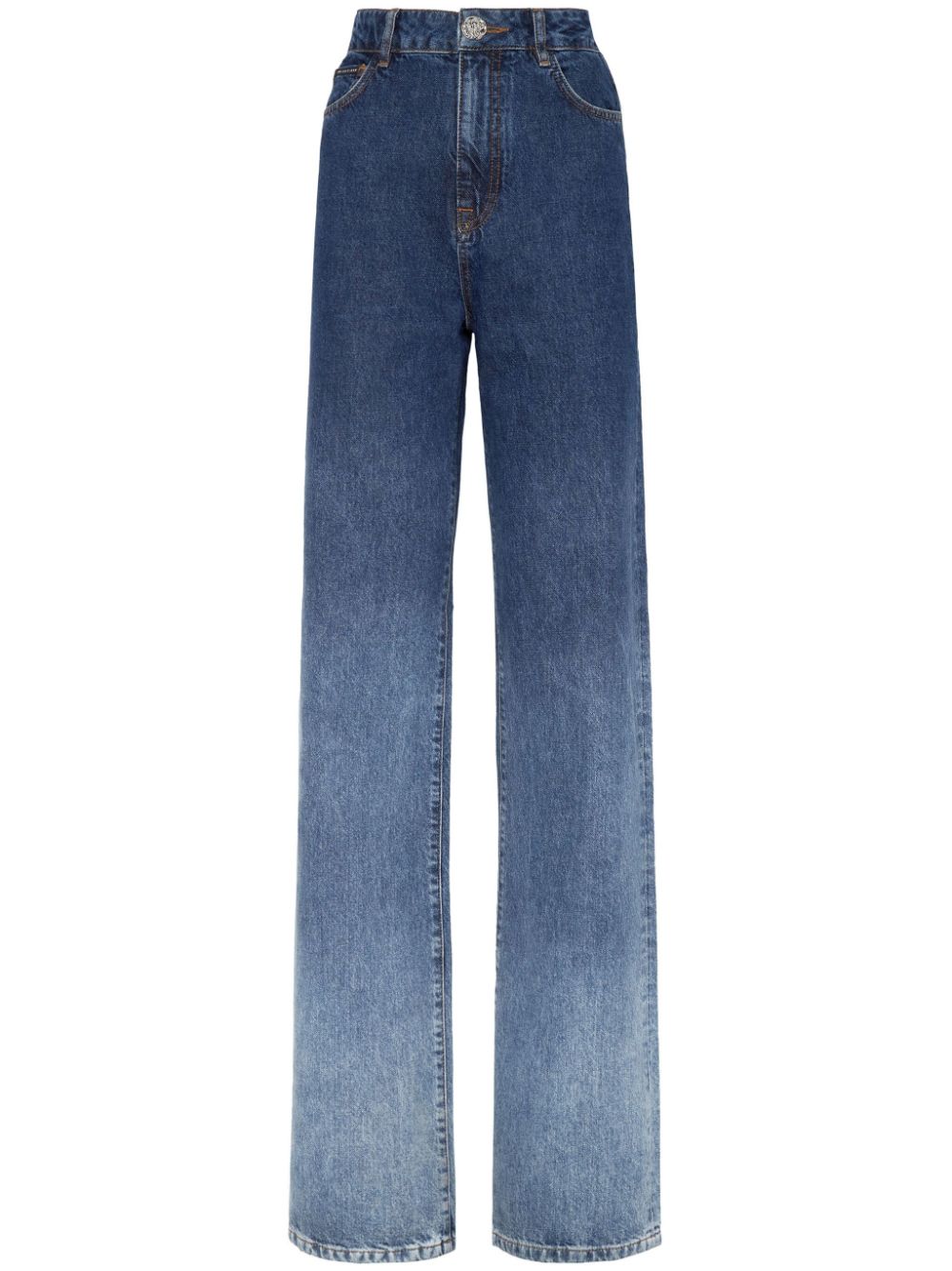 Philipp Plein Jeans mit hohem Bund - Blau von Philipp Plein