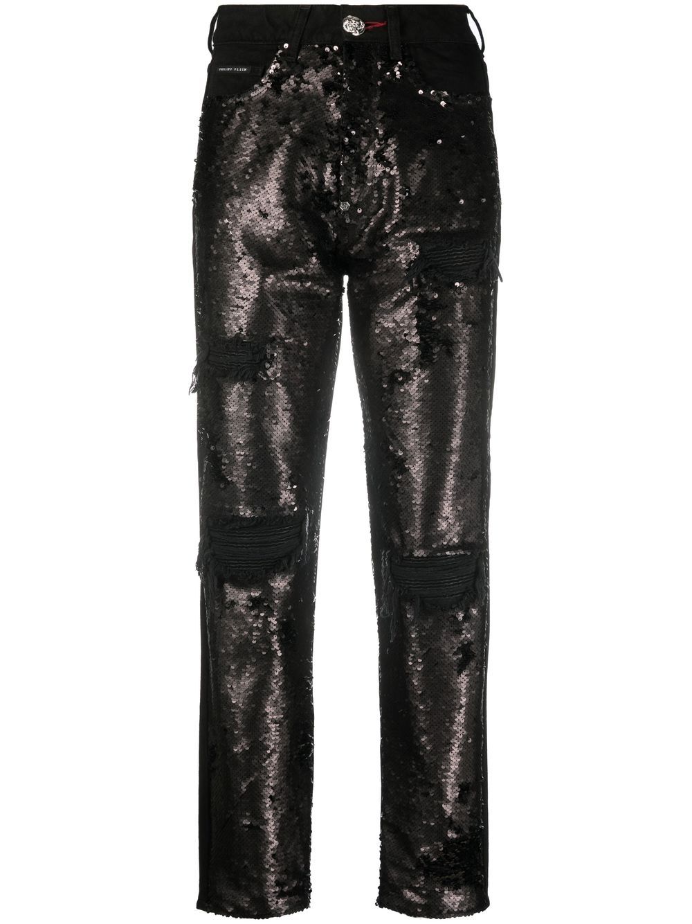 Philipp Plein Jeans mit hohem Bund - Schwarz von Philipp Plein