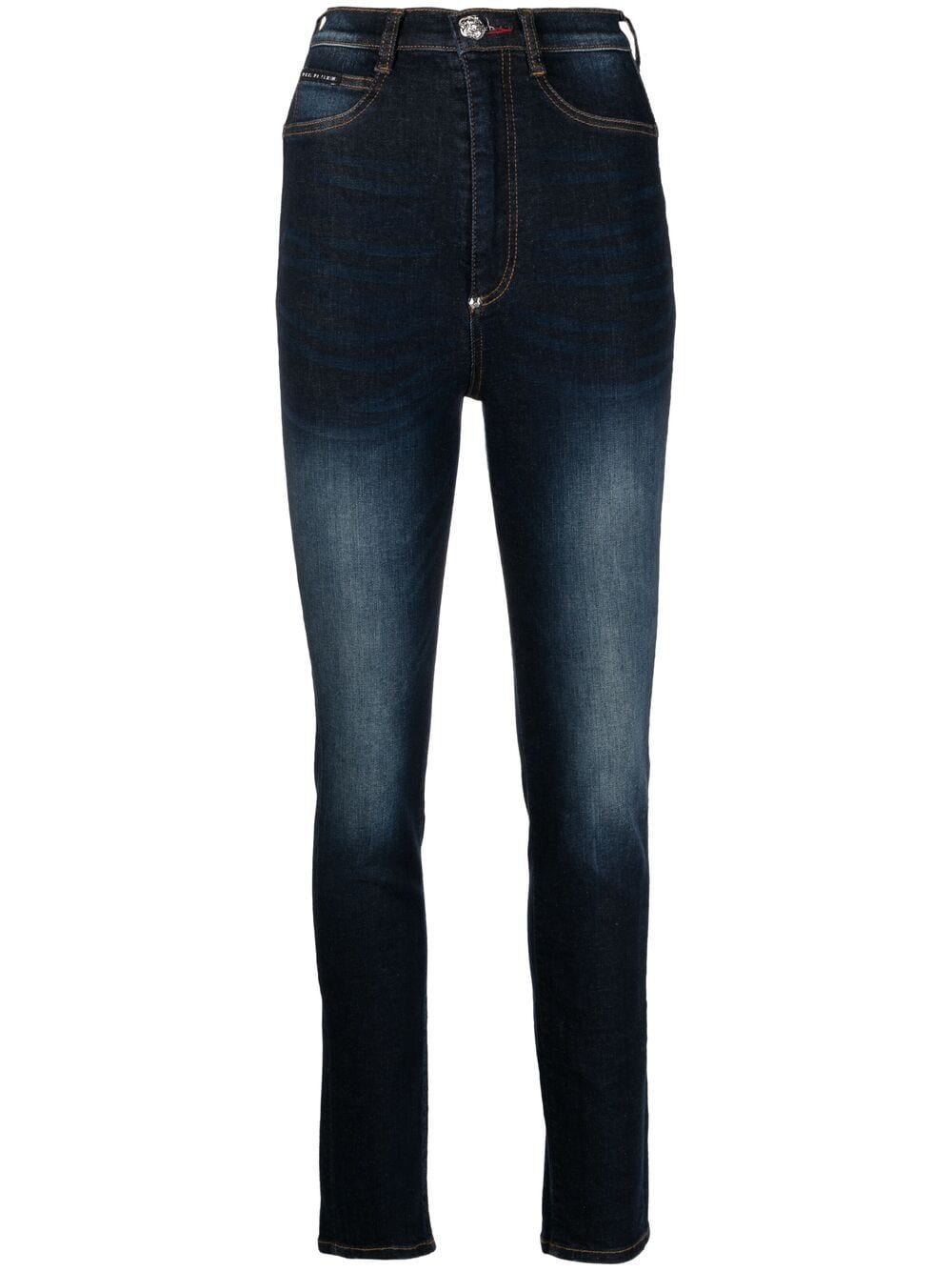 Philipp Plein Jeggings mit Stone-Wash-Effekt - Blau von Philipp Plein