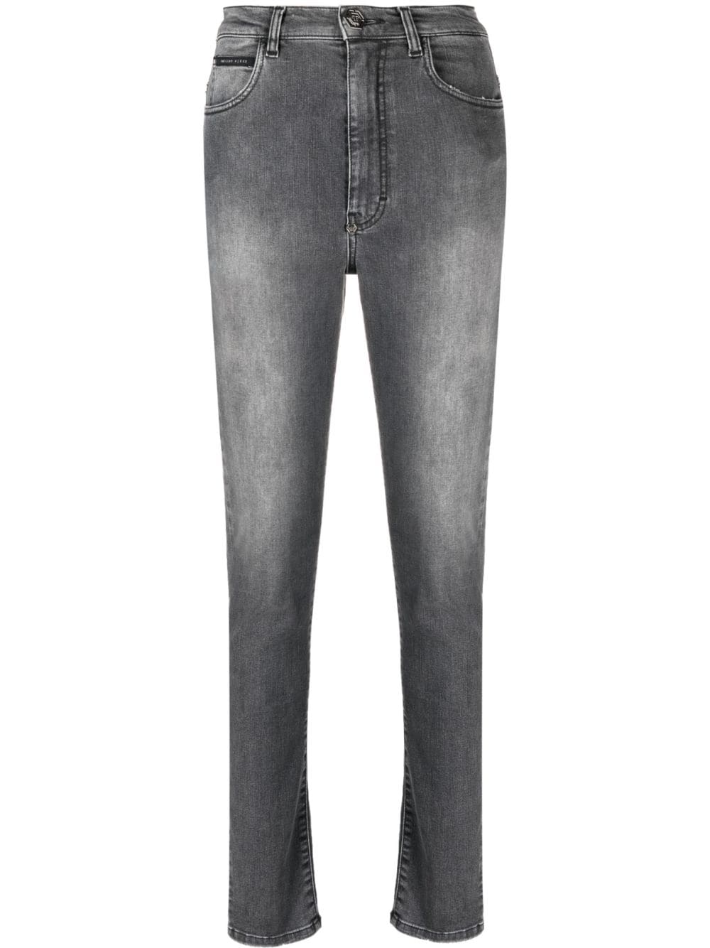 Philipp Plein Jeggings mit hohem Bund - Grau von Philipp Plein