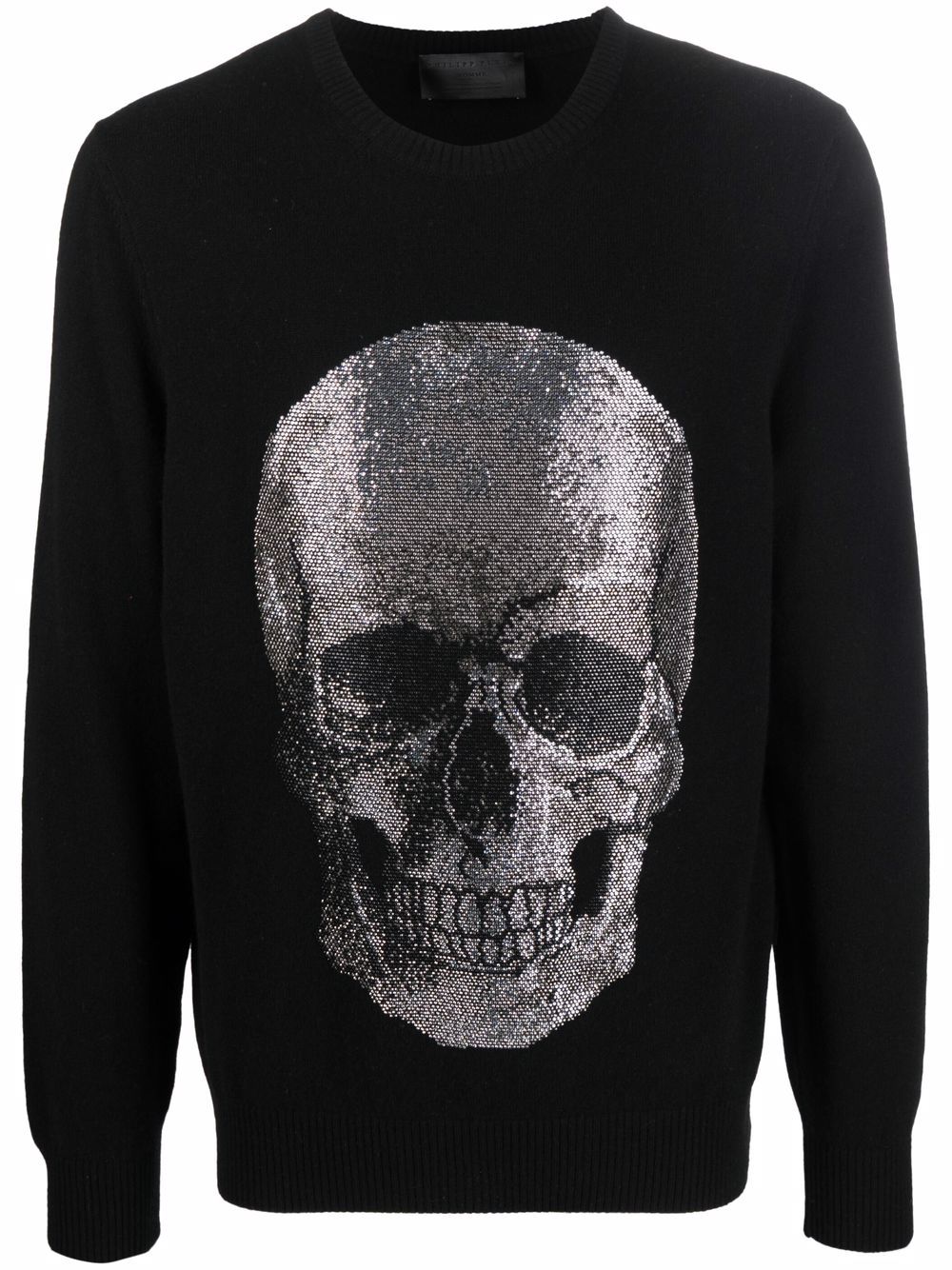 Philipp Plein Kaschmirpullover mit Totenkopf - Schwarz von Philipp Plein