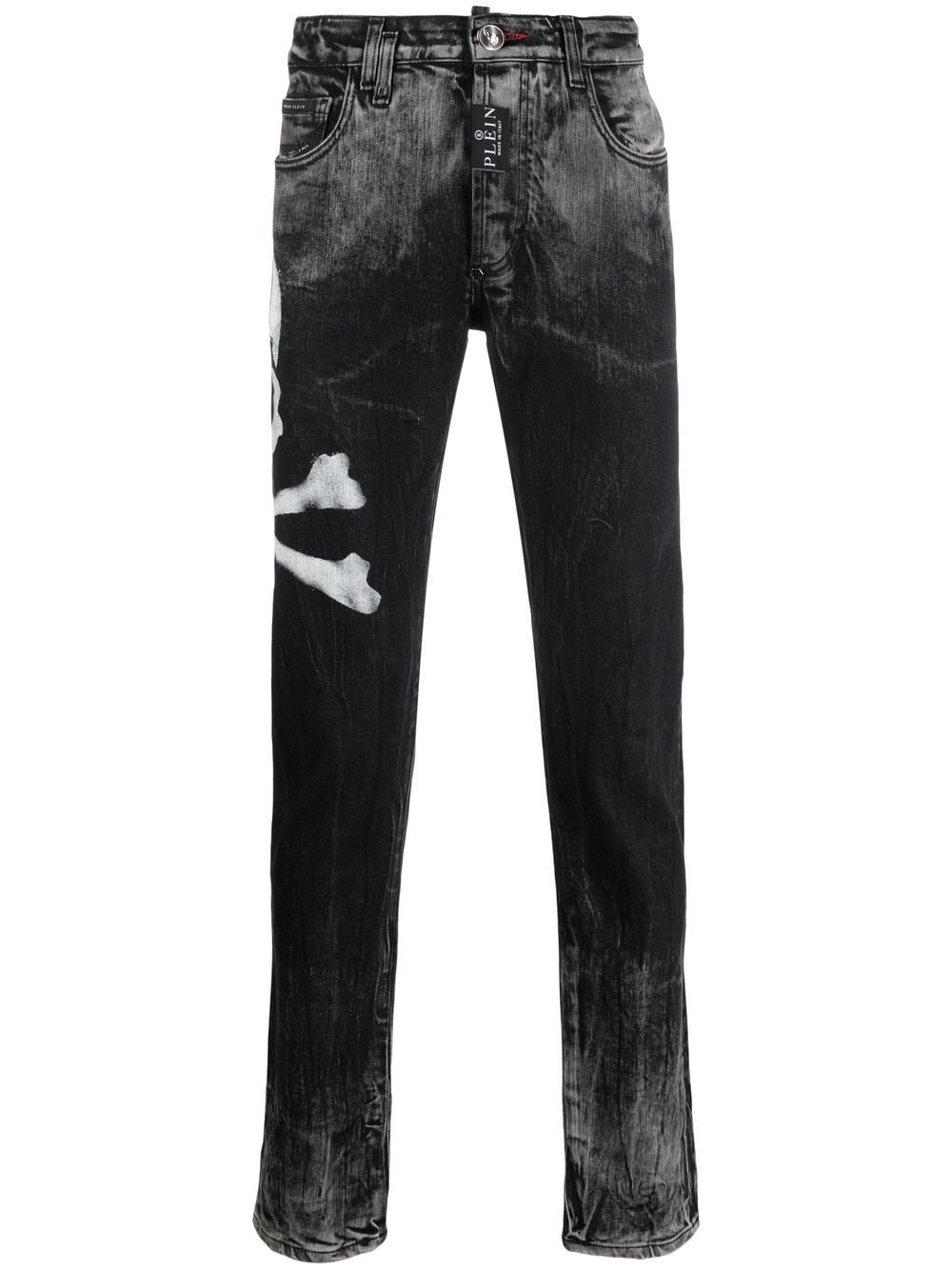 Philipp Plein Klassische Slim-Fit-Jeans - Grau von Philipp Plein