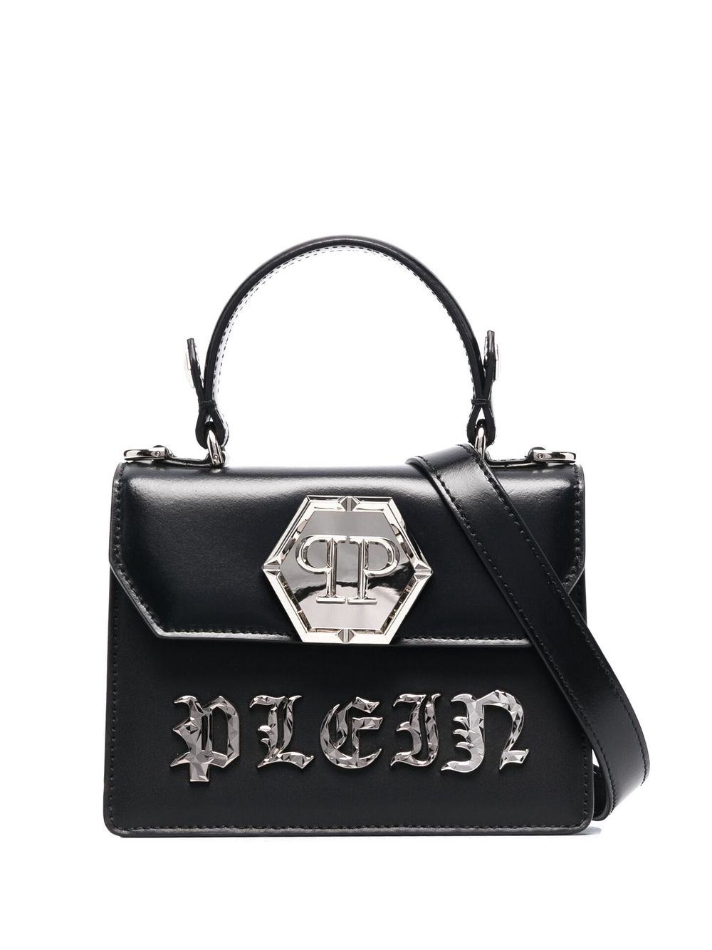 Philipp Plein Kleine Gothic Plein Tasche - Schwarz von Philipp Plein