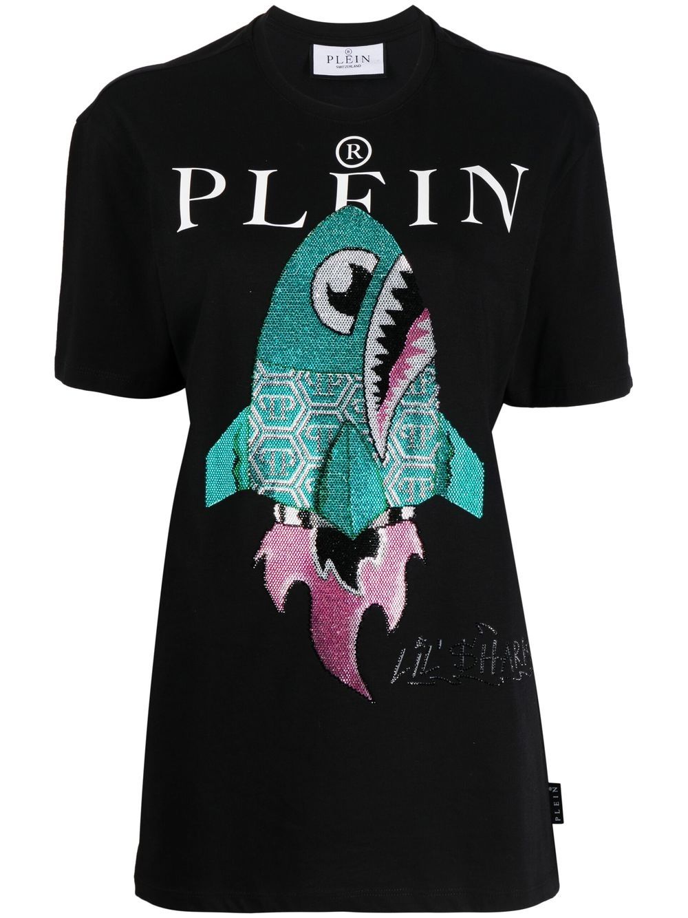 Philipp Plein Lil Shark T-Shirt - Schwarz von Philipp Plein