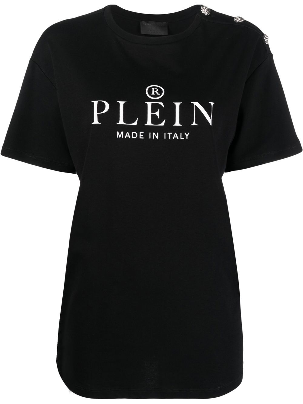 Philipp Plein T-Shirt mit Italien-Print - Schwarz von Philipp Plein