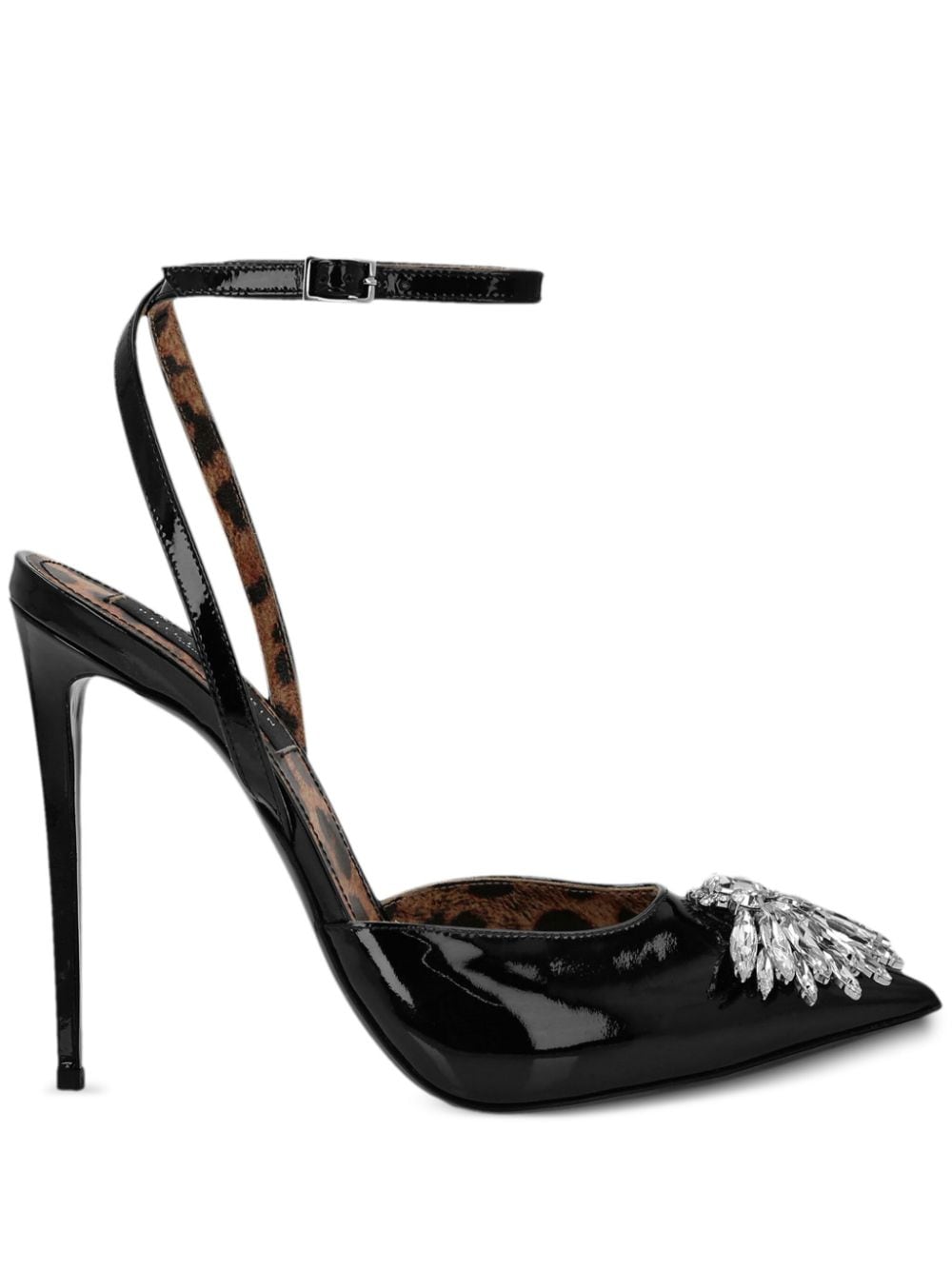 Philipp Plein Mirro Pumps mit Kristallen 100mm - Schwarz von Philipp Plein