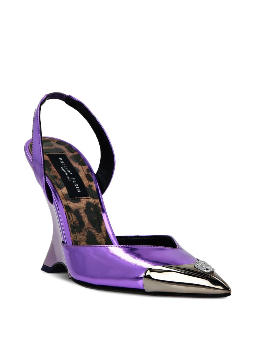 Philipp Plein Mirror Decollete Pumps - Violett von Philipp Plein