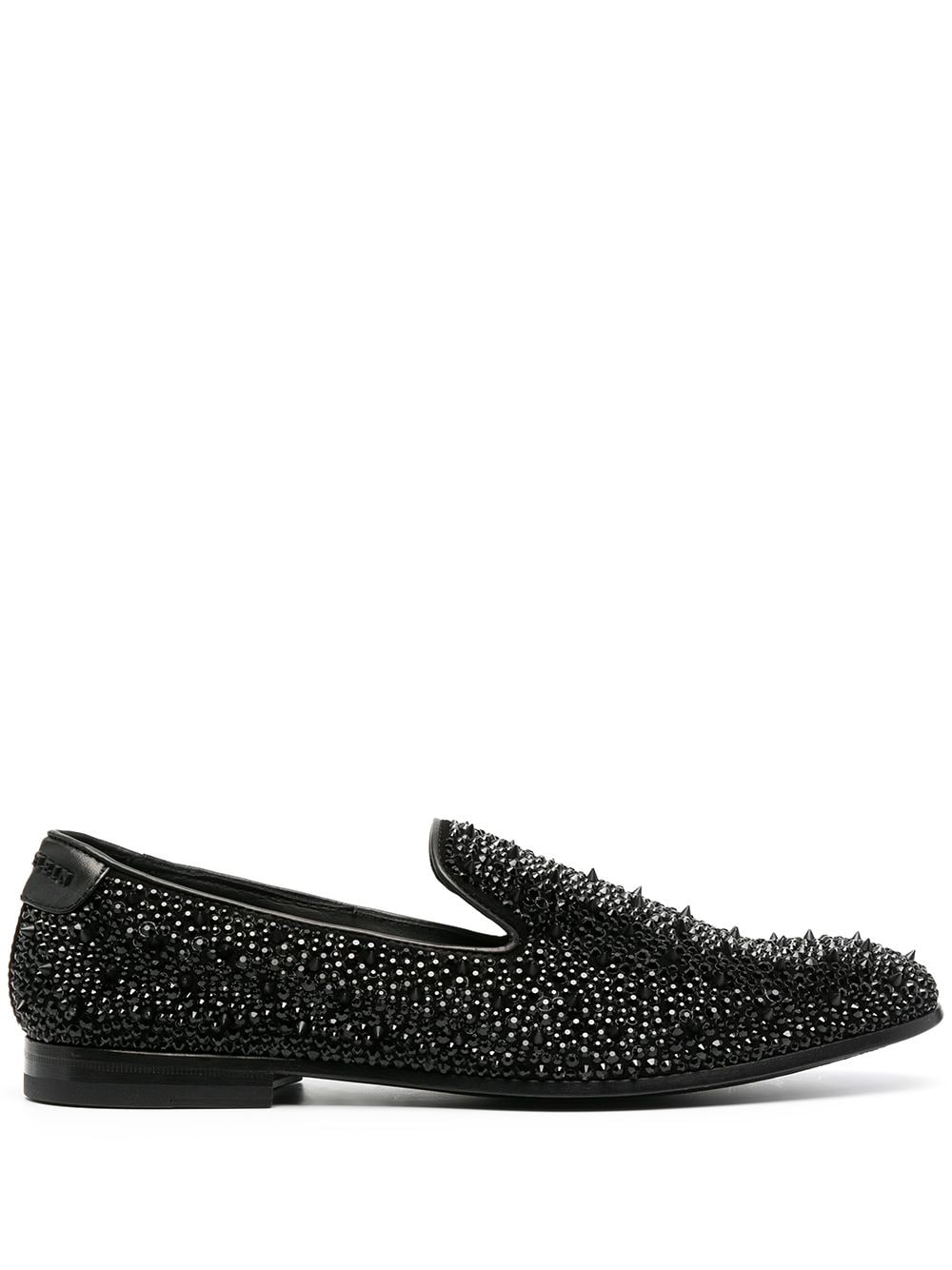 Philipp Plein Loafer mit Nieten - Schwarz von Philipp Plein