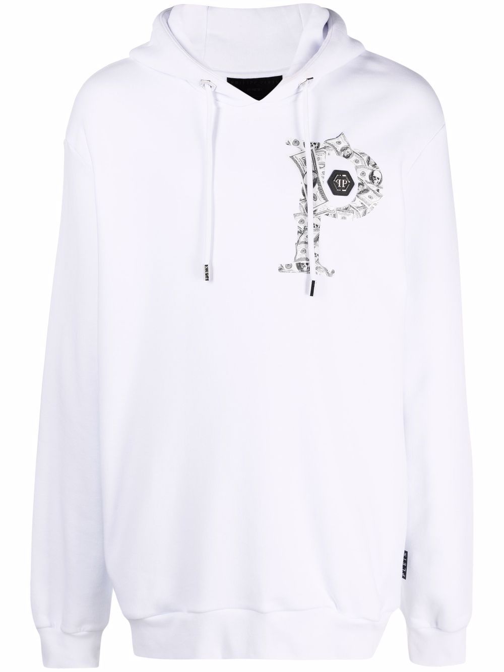 Philipp Plein Hoodie mit Money-Print - Weiß von Philipp Plein