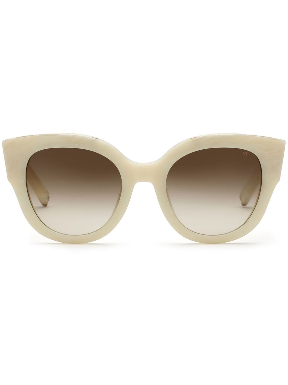 Philipp Plein Nobile Sonnenbrille mit Oversized-Gestell - Nude von Philipp Plein