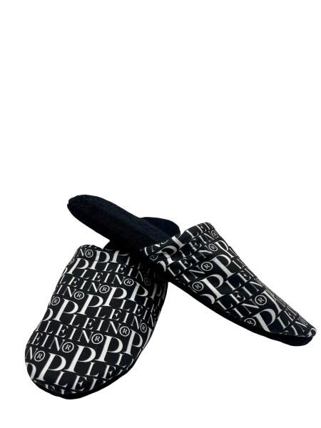 Philipp Plein - Philipp Plein Wellness-Pantoletten Herren, Schwarz-Logo von Philipp Plein