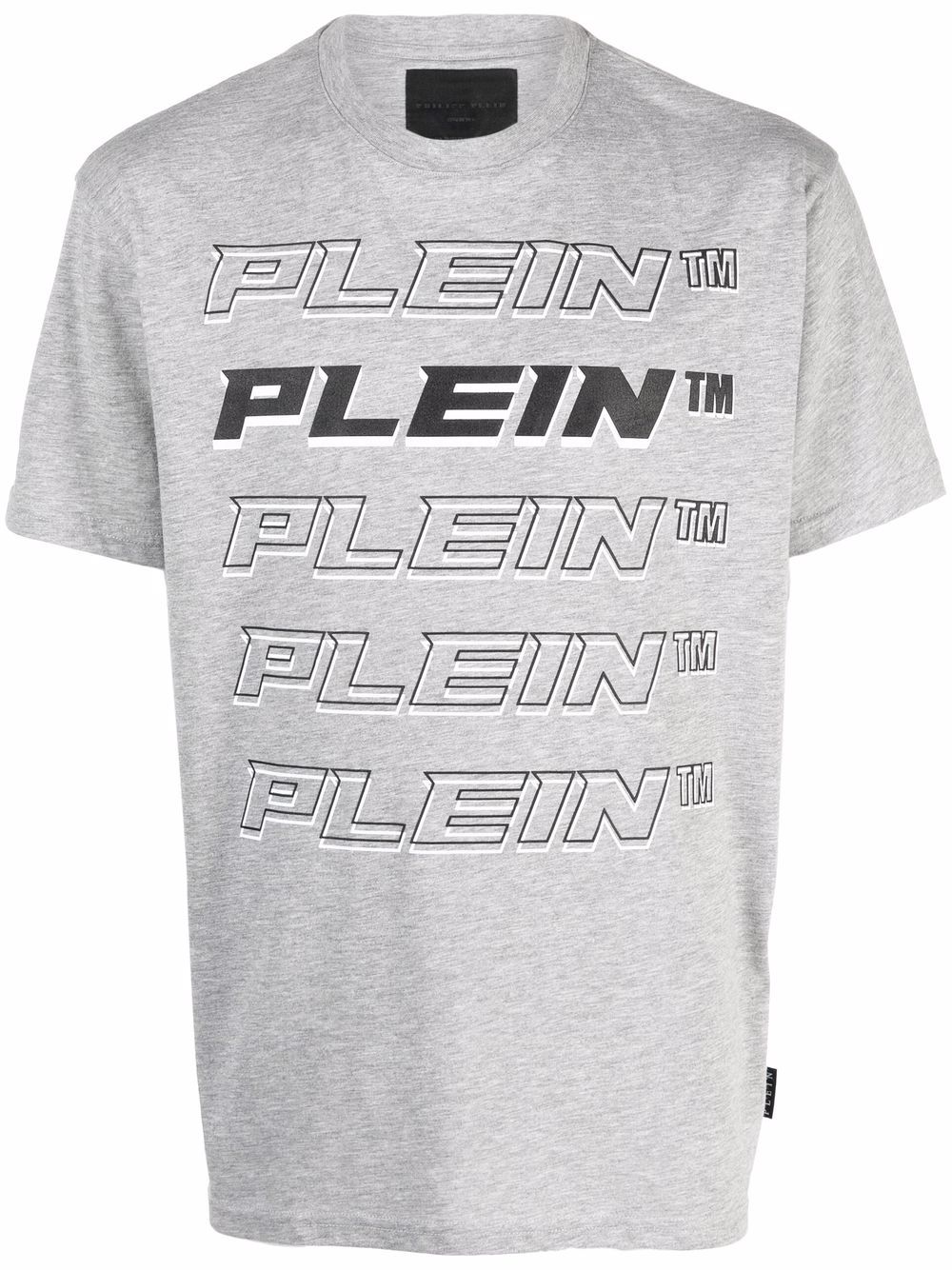 Philipp Plein Plein T-Shirt mit Logos - Grau von Philipp Plein