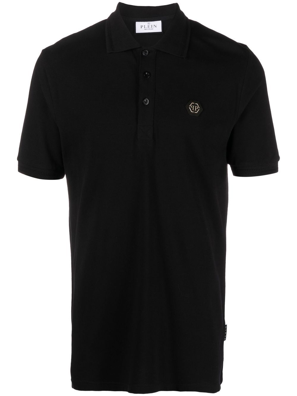 Philipp Plein Poloshirt mit Totenkopf-Print - Schwarz von Philipp Plein