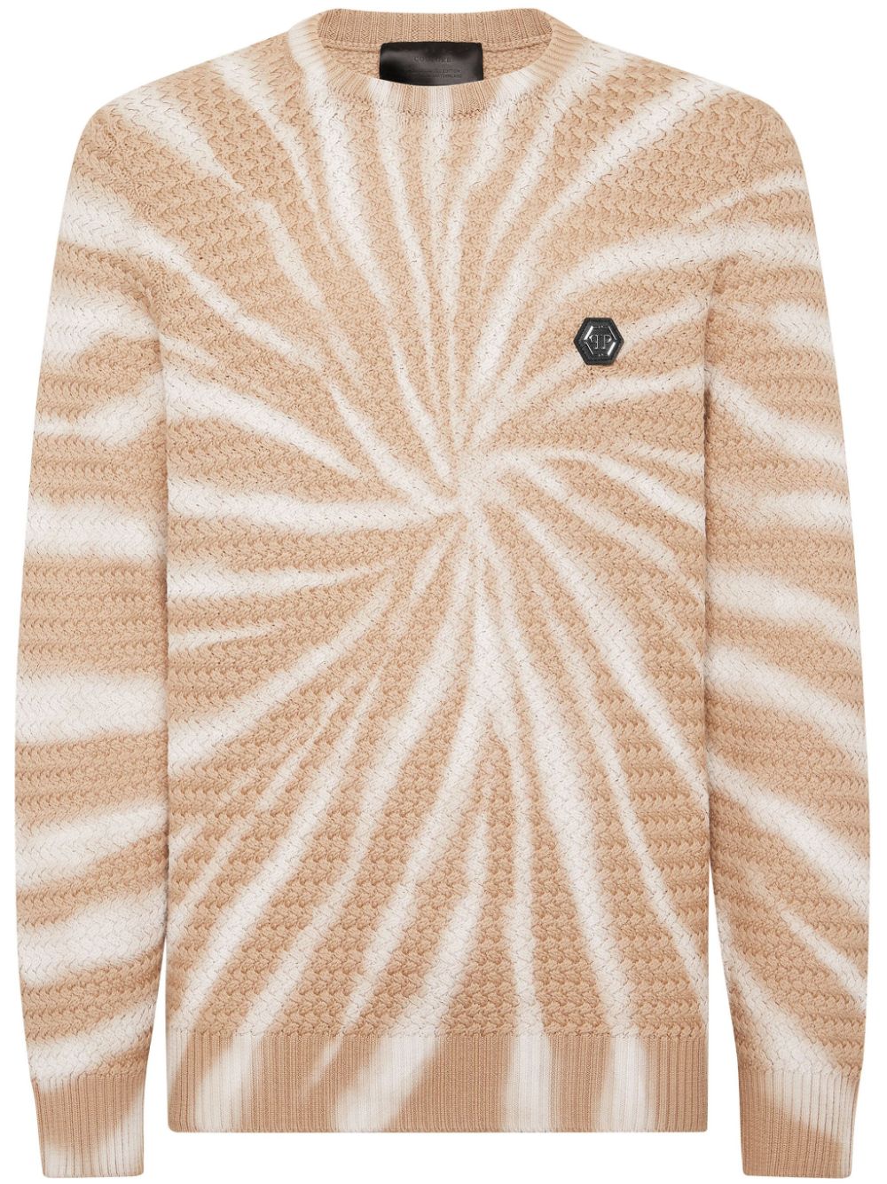 Philipp Plein Pullover mit Batikmuster - Nude von Philipp Plein