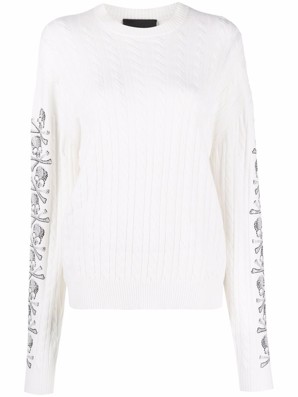 Philipp Plein Pullover mit Pailletten - Nude von Philipp Plein