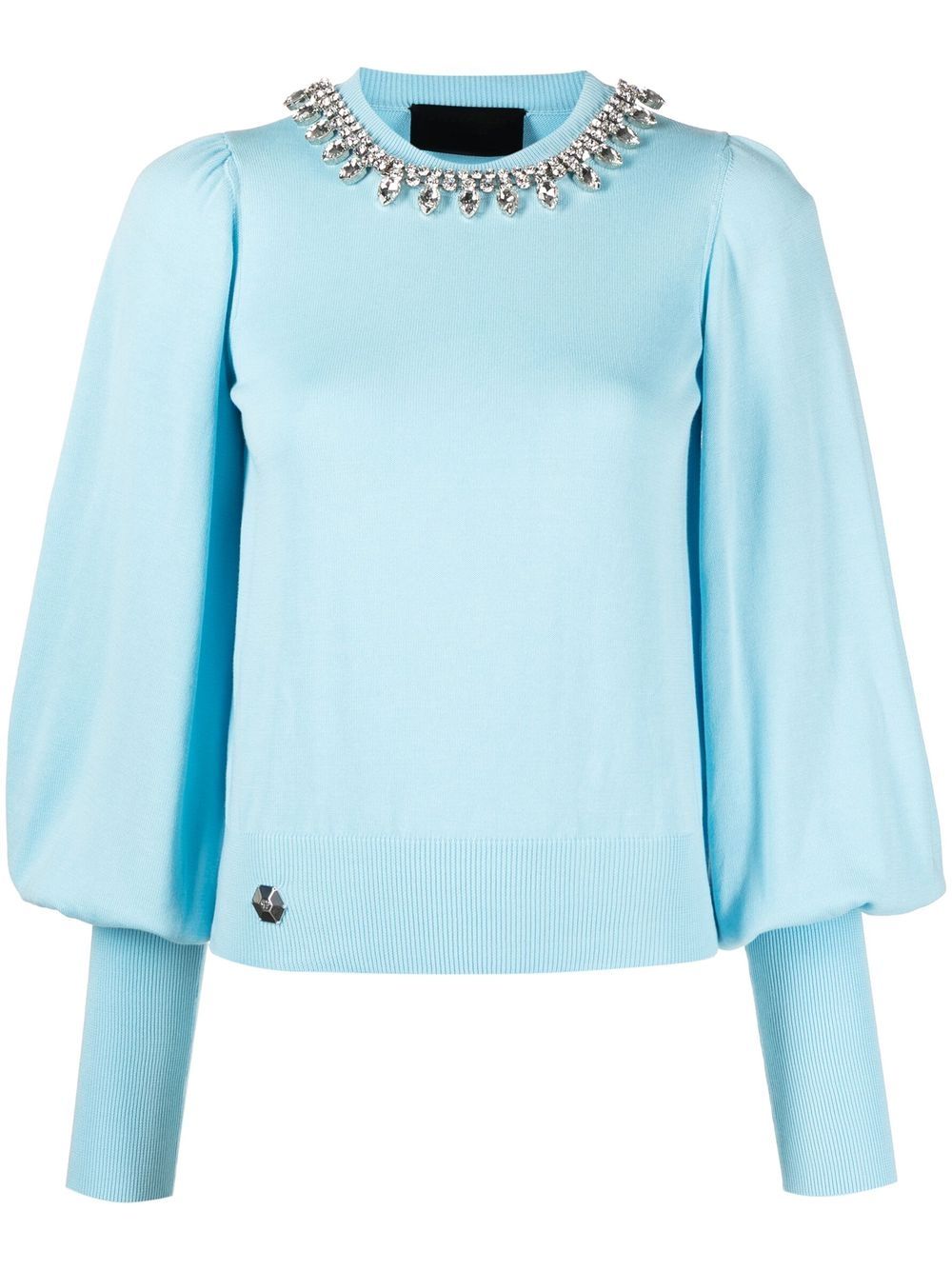 Philipp Plein Pullover mit Strass - Blau von Philipp Plein