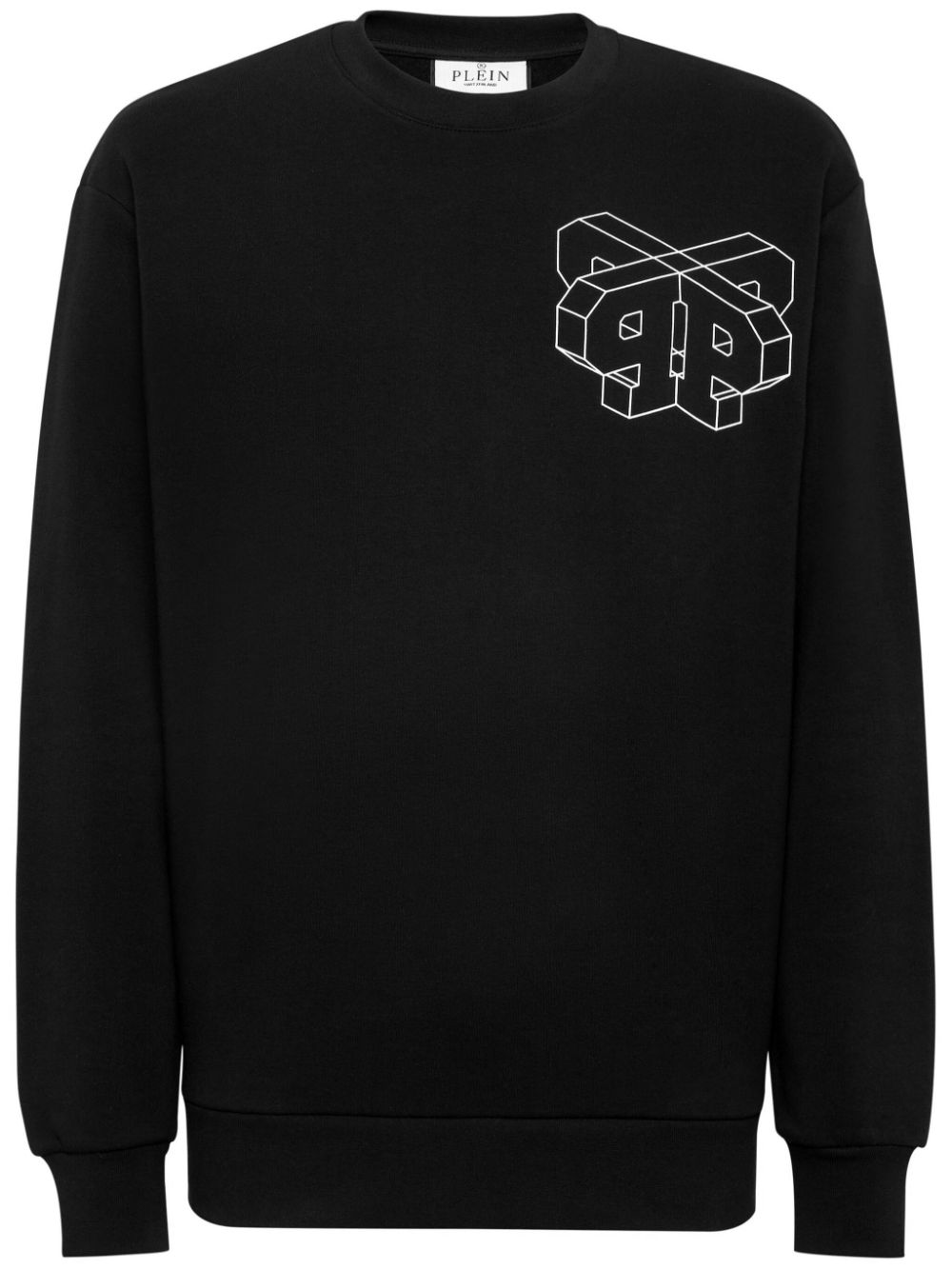 Philipp Plein SS Wire Frame Sweatshirt mit Logo-Print - Schwarz von Philipp Plein