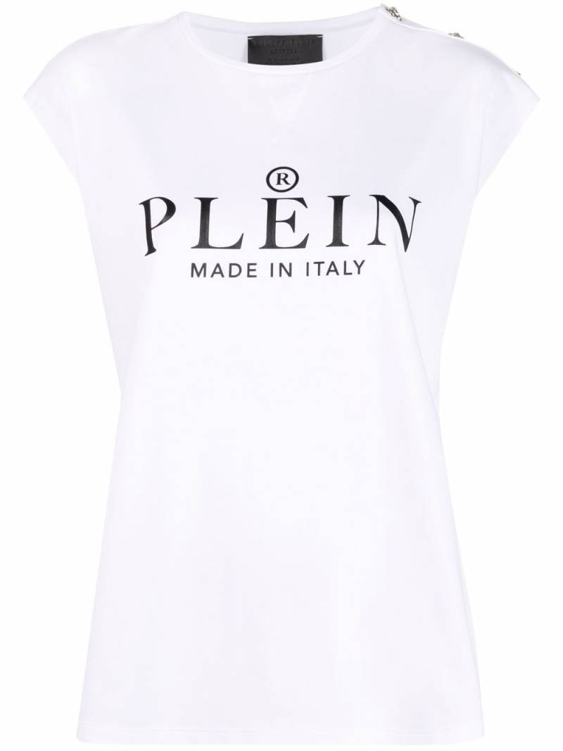 Philipp Plein T-Shirt mit Logo-Print - Weiß von Philipp Plein