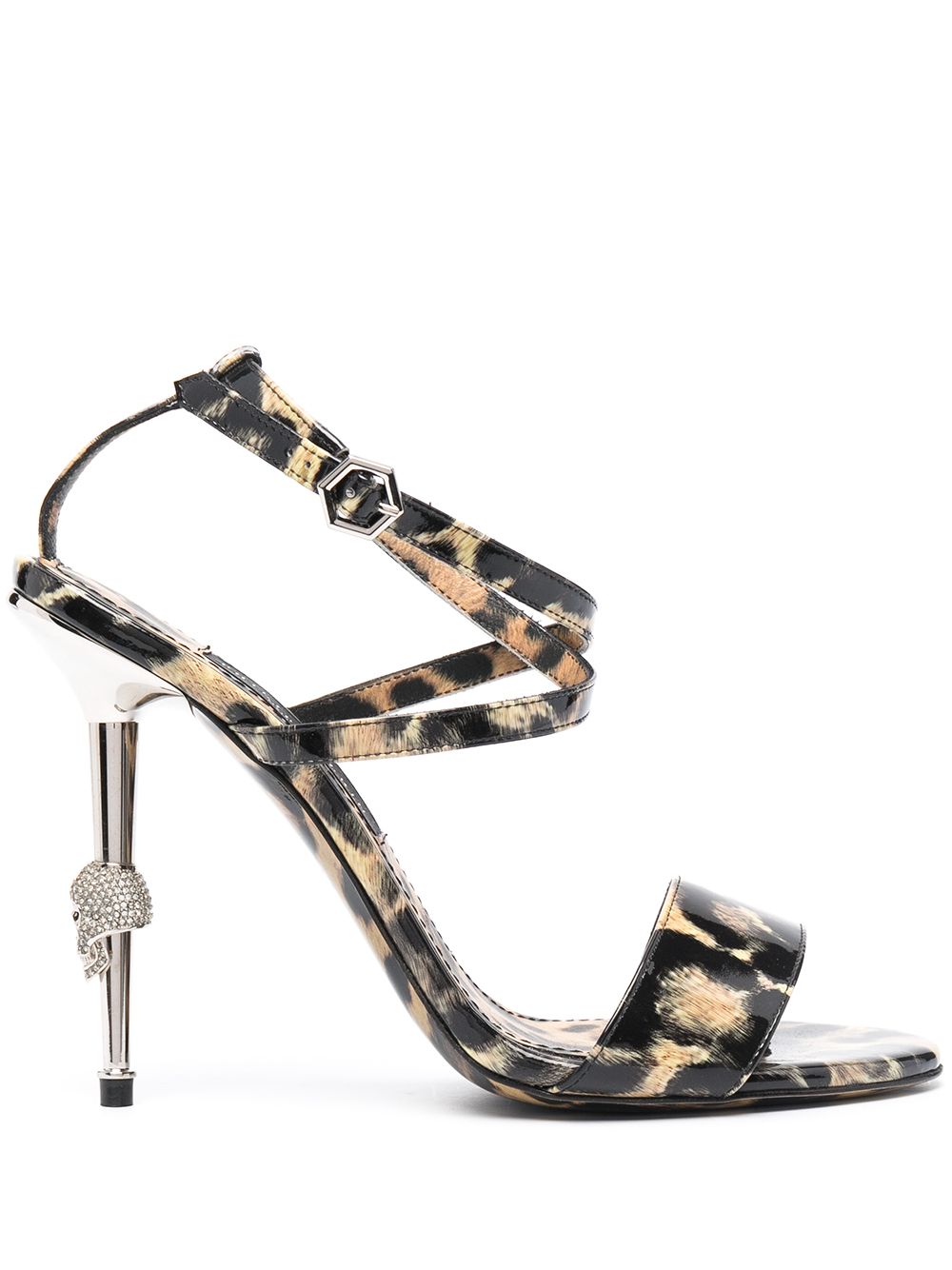 Philipp Plein Sandalen mit Leoparden-Print - Braun von Philipp Plein