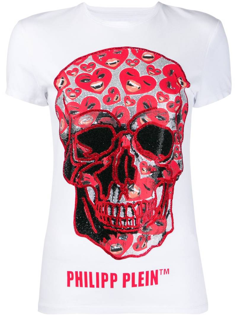 Philipp Plein Schmales T-Shirt - Weiß von Philipp Plein