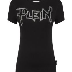 Philipp Plein Schwarzes Baumwoll-t-shirt Für Damen von Philipp Plein