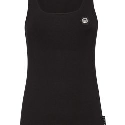 Philipp Plein Schwarzes Damen Baumwoll-t-shirt von Philipp Plein