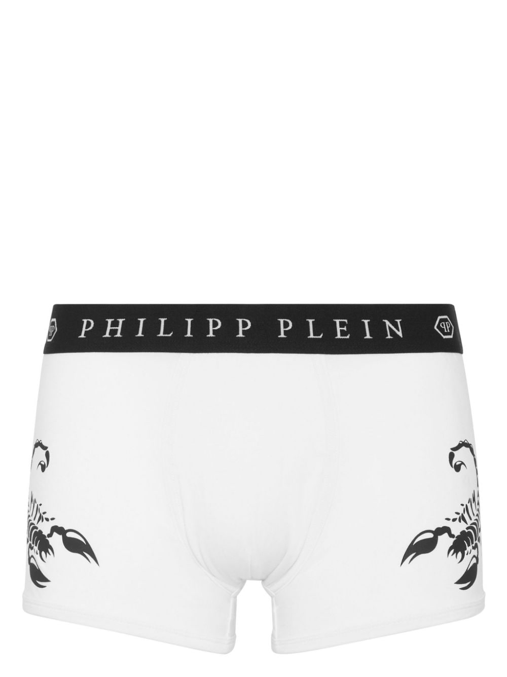 Philipp Plein Shorts mit Skorpion-Print - Weiß von Philipp Plein