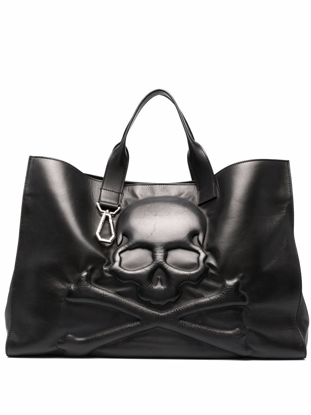 Philipp Plein Shopper mit eingeprägtem Totenkopf - Schwarz von Philipp Plein