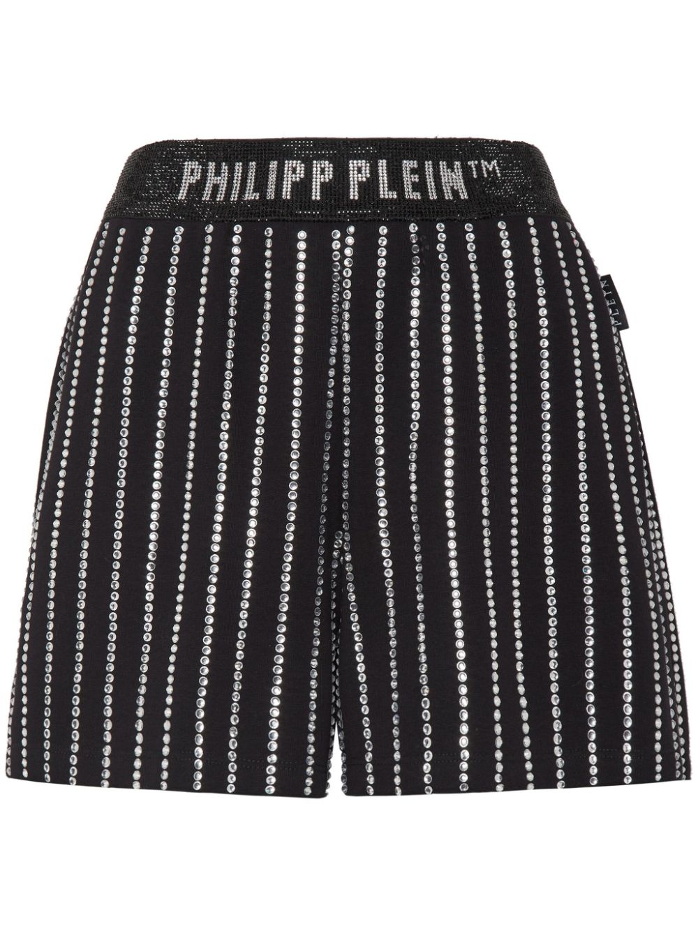 Philipp Plein Shorts mit Kristallen - Schwarz von Philipp Plein