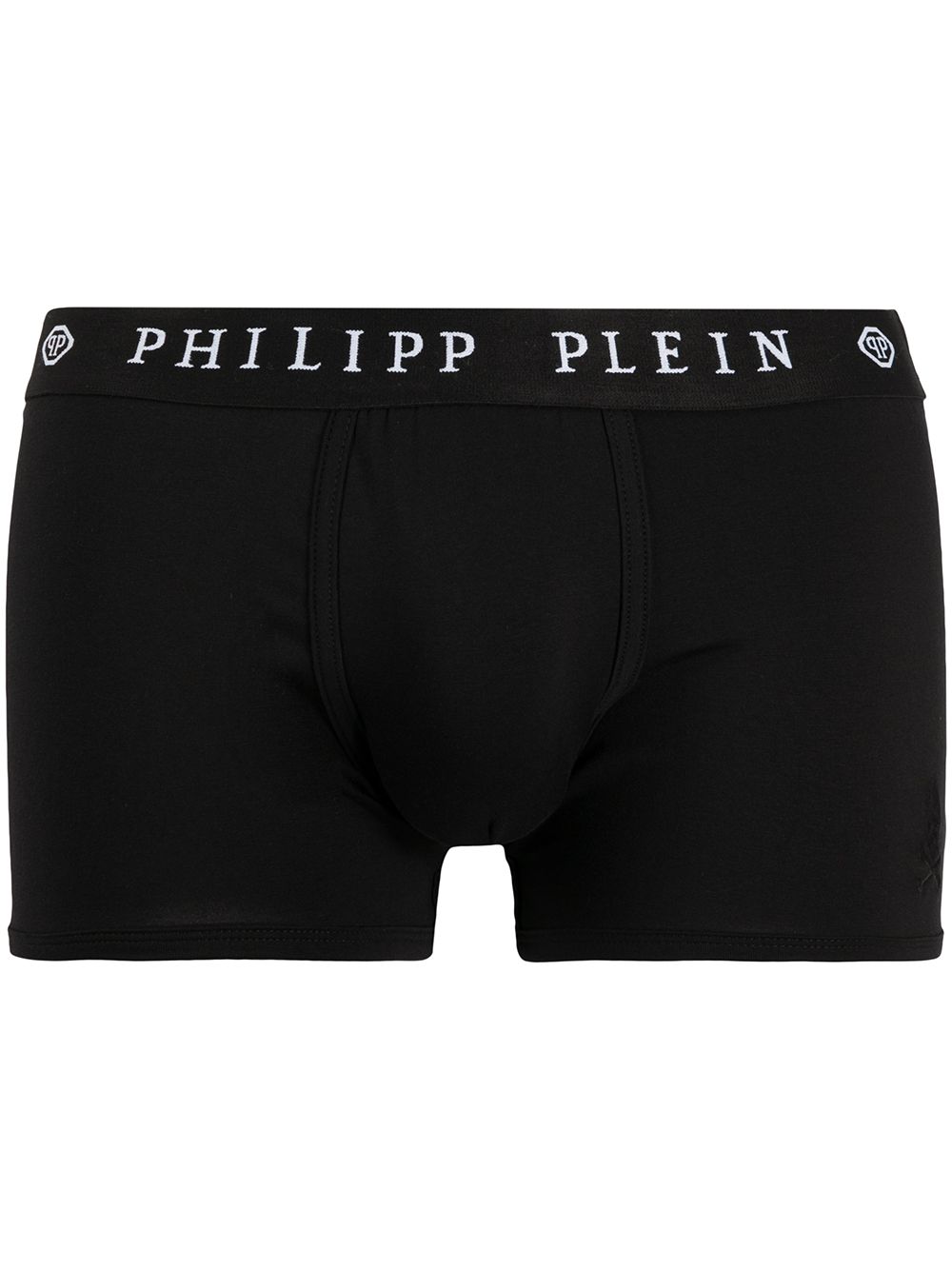 Philipp Plein Shorts mit Logo-Stickerei - Schwarz von Philipp Plein