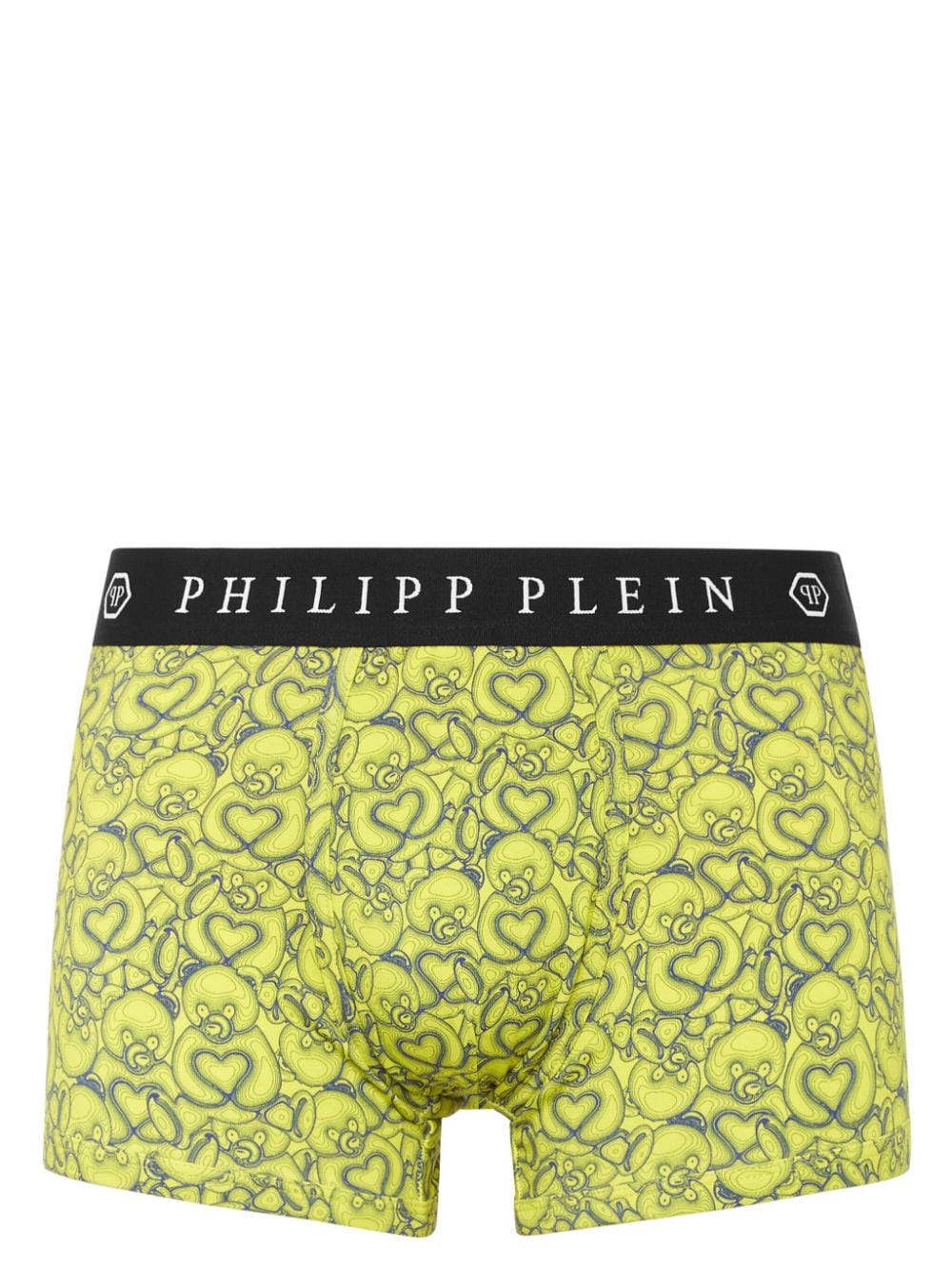 Philipp Plein Shorts mit Teddy-Print - Gelb von Philipp Plein