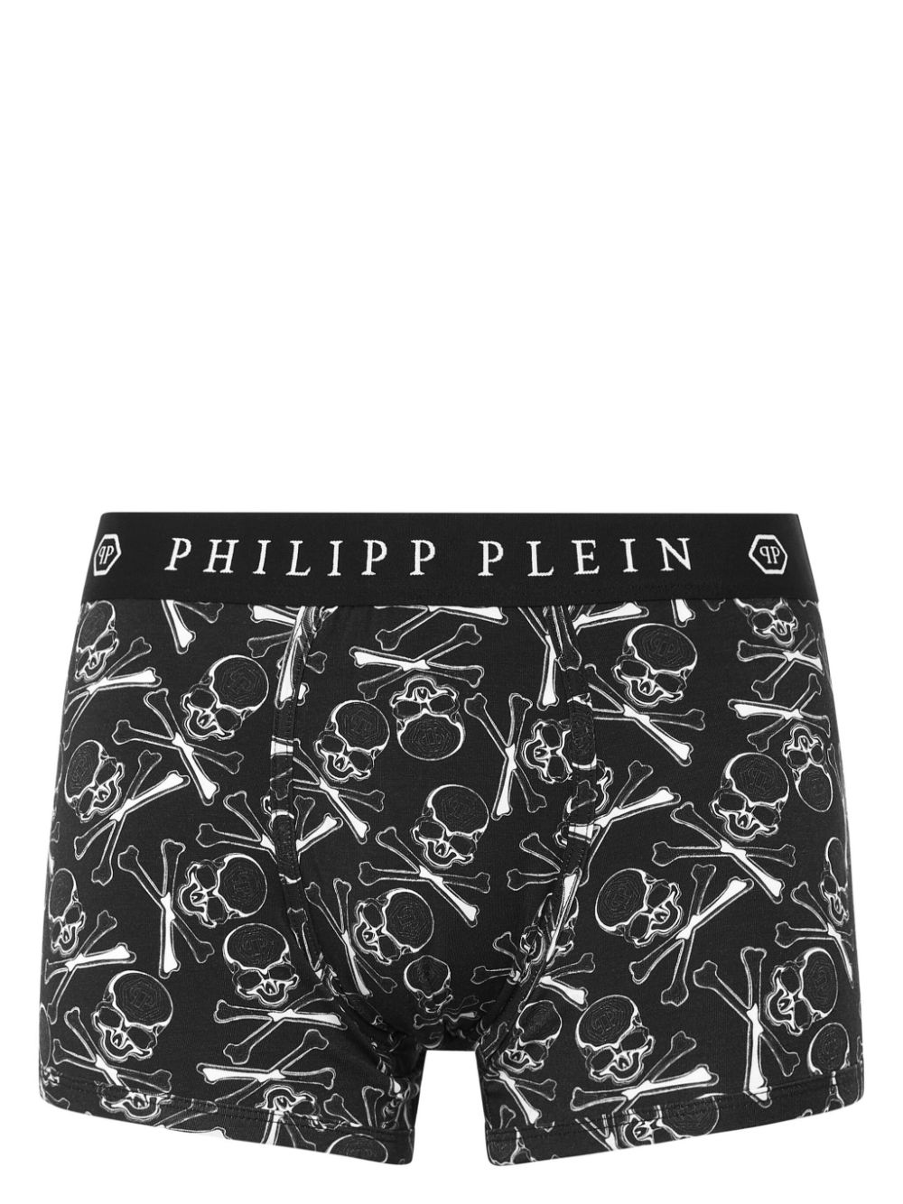 Philipp Plein Shorts mit Totenkopf-Print - Schwarz von Philipp Plein