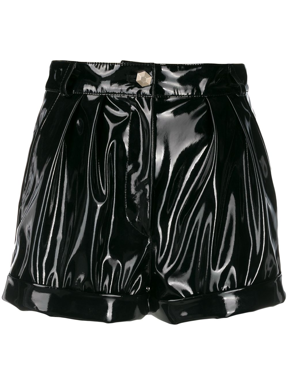 Philipp Plein Shorts mit hohem Bund - Schwarz von Philipp Plein