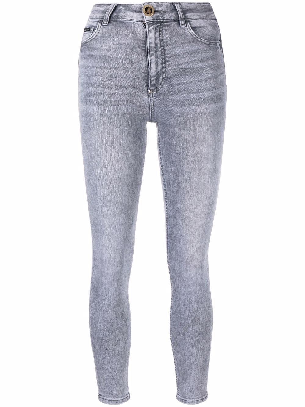 Philipp Plein Skinny-Jeans im Cropped-Design - Grau von Philipp Plein