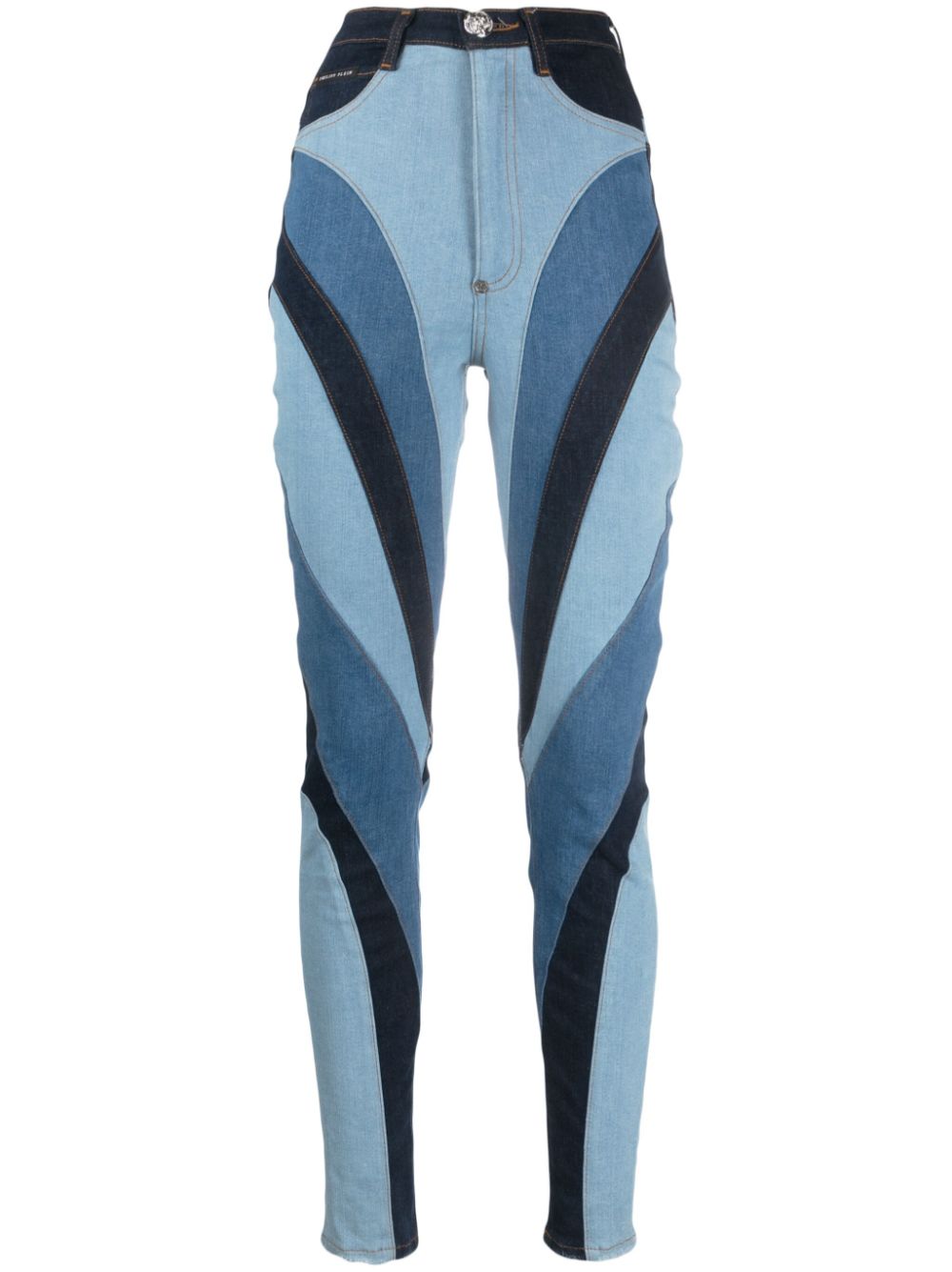 Philipp Plein Skinny-Jeans mit hohem Bund - Blau von Philipp Plein