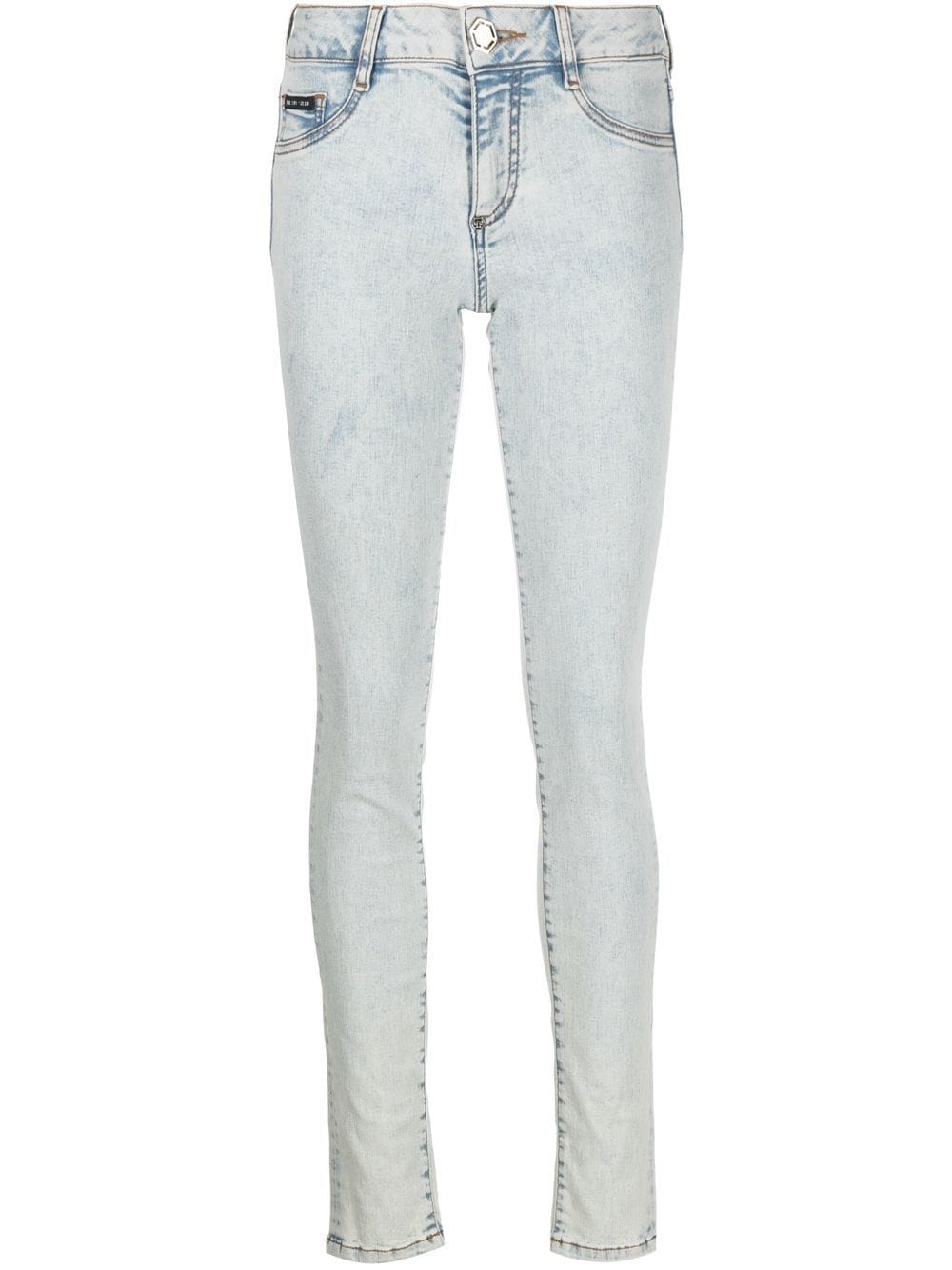 Philipp Plein Skinny-Jeans mit hohem Bund - Blau von Philipp Plein