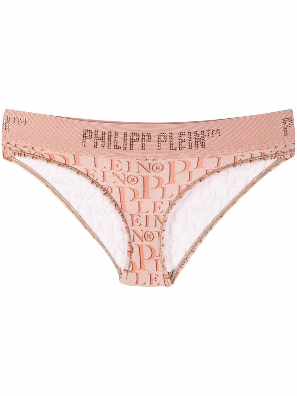 Philipp Plein Slip mit Print - Nude von Philipp Plein