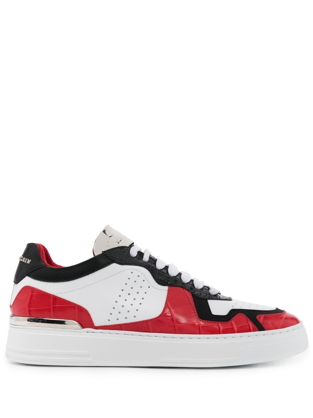 Philipp Plein Sneakers in Colour-Block-Optik - Rot von Philipp Plein