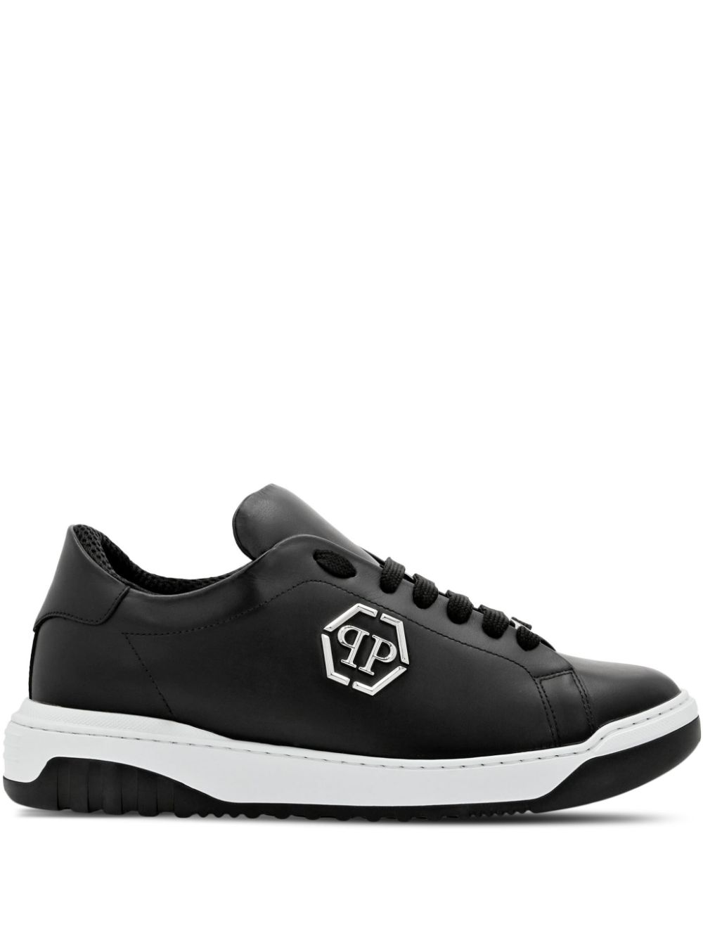 Philipp Plein Sneakers mit Logo-Applikation - Schwarz von Philipp Plein