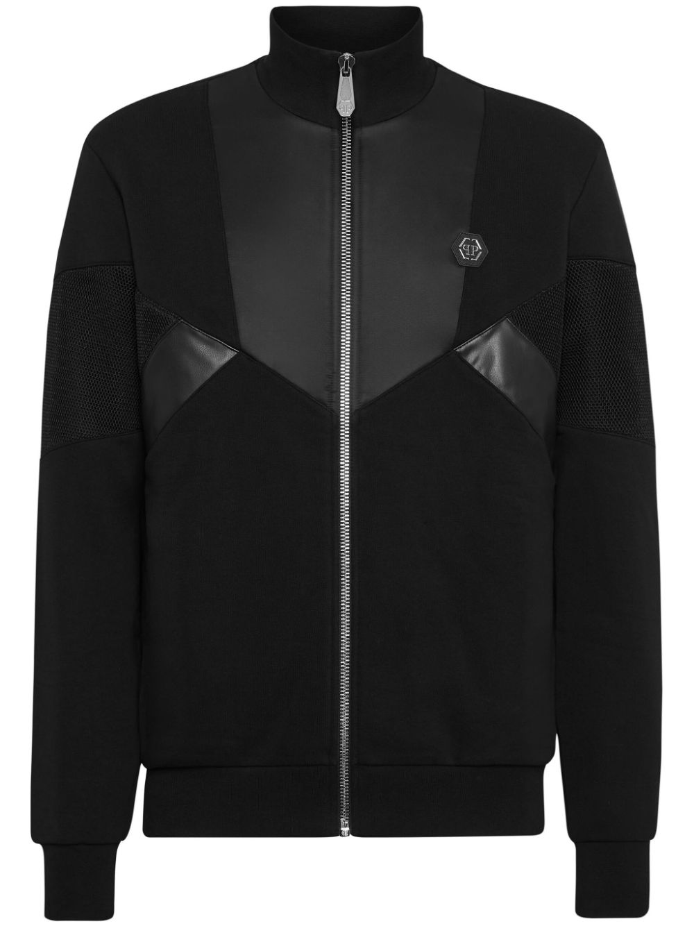 Philipp Plein Sportjacke mit Logo-Stickerei - Schwarz von Philipp Plein