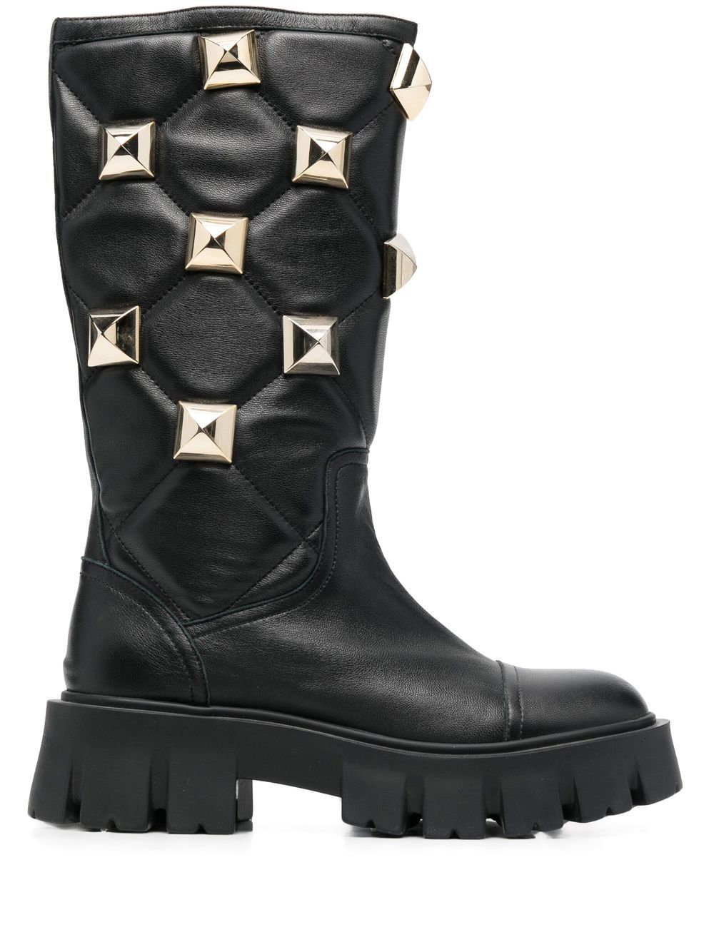 Philipp Plein Stiefel mit Nieten - Schwarz von Philipp Plein